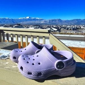Lavender crocs